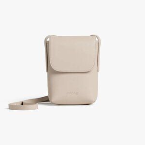 Monos Metro Mini Crossbody Vegan Leather Ivory (Light Beige) Bag